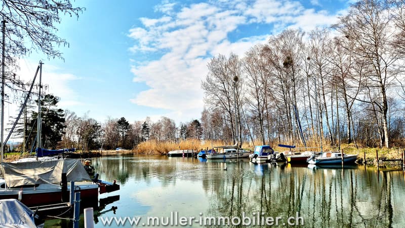 Villa en madrier à quelques pas de la lagune à Cheyres (13)