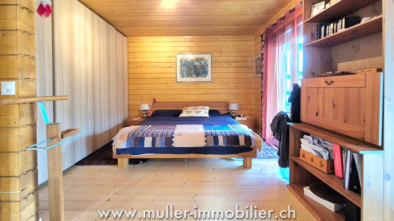 Villa en madrier à quelques pas de la lagune à Cheyres (4)
