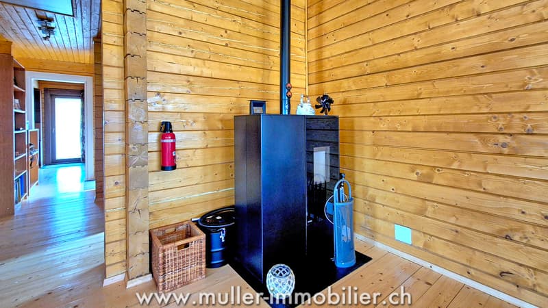 Villa en madrier à quelques pas de la lagune à Cheyres (11)