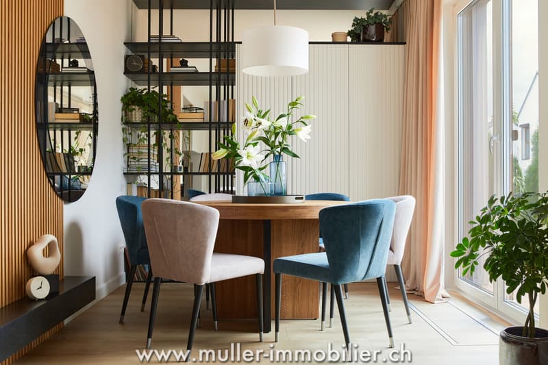 Appartement 2,5 pièces avec balcon et vue dégagée à 5 min de Romont (6)