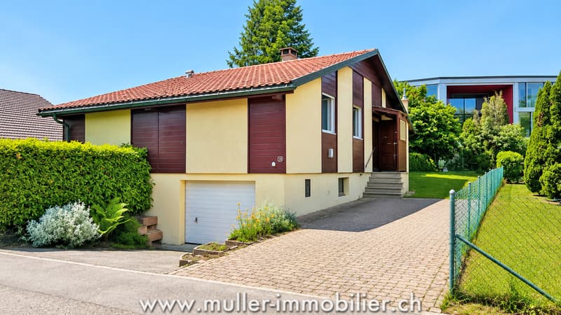 Charmante villa individuelle à 5 min à pied du lac de Morat à Salavaux (12)
