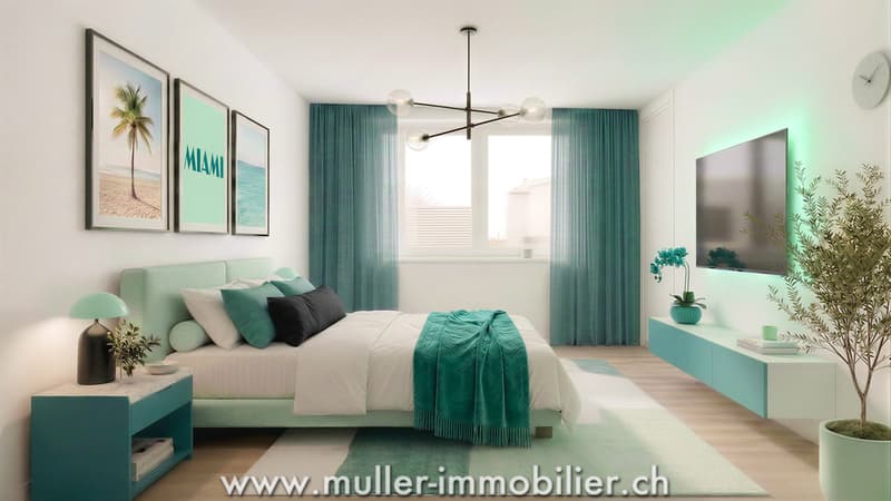Bel appartement lumineux avec balcon, financement avantageux ! (3)