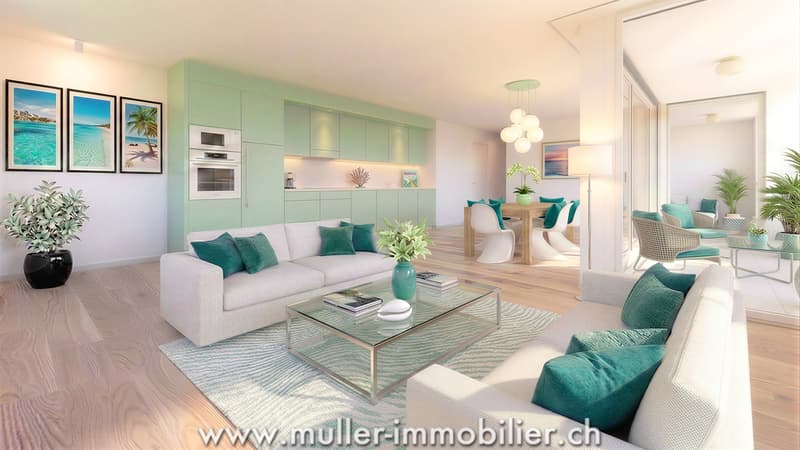 Bel appartement lumineux avec balcon, financement avantageux ! (2)