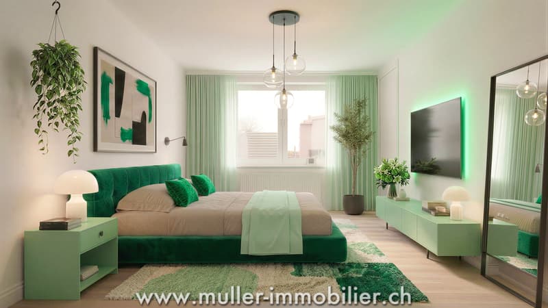 Bel appartement lumineux avec balcon, financement avantageux ! (4)
