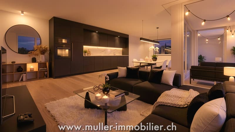 Découvrez ce charmant 3,5 pièces, situé au 2e étage d'un bel immeuble! (2)