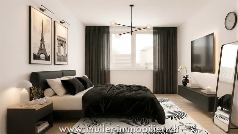 Découvrez ce charmant 3,5 pièces, situé au 2e étage d'un bel immeuble! (3)