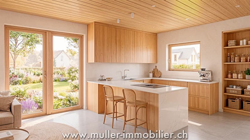 Belle maison en ossature bois en bordure de forêt au calme (3)