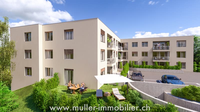 Spacieux 5.5 pièces avec terrasse et jardin à 5 min de Romont (10)