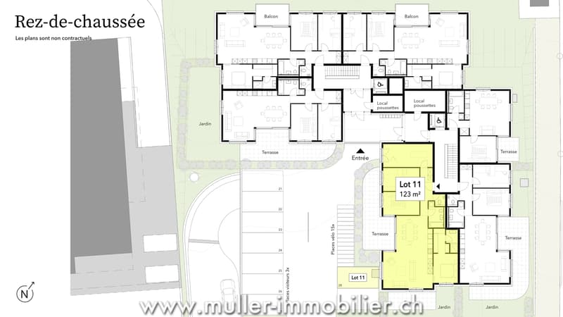 Spacieux 5.5 pièces avec terrasse et jardin à 5 min de Romont (6)