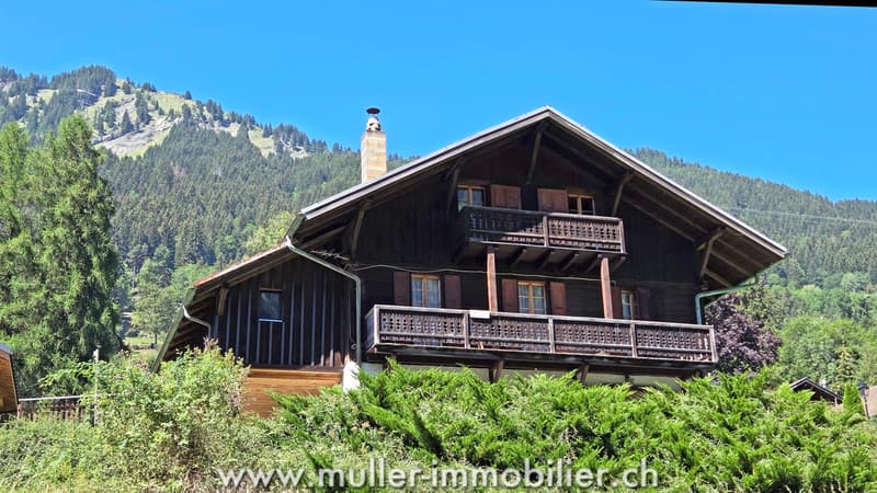 Spacieux chalet, vue sur les Dents du Midi à Champéry (12)