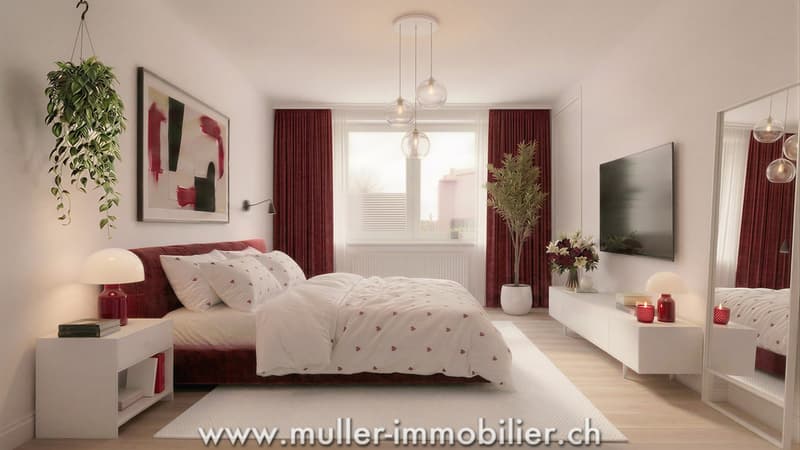Superbe appartement 3,5 pièces avec balcon, vue nature à 4 min d'Ursy (5)