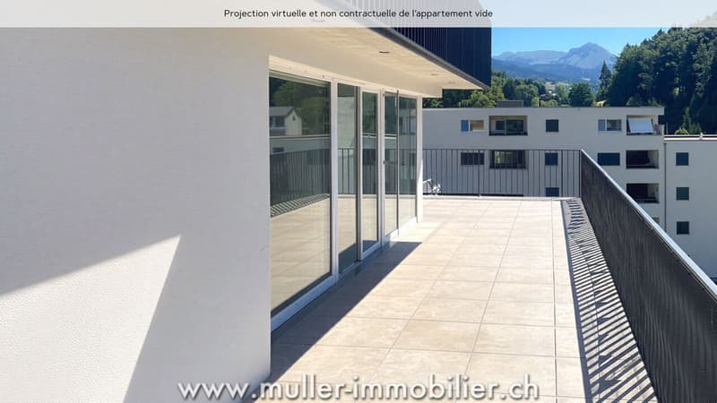 Très bel appartement traversant dans le village de Remaufens (6)