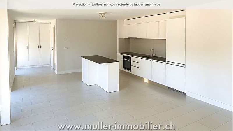 Très bel appartement traversant dans le village de Remaufens (4)