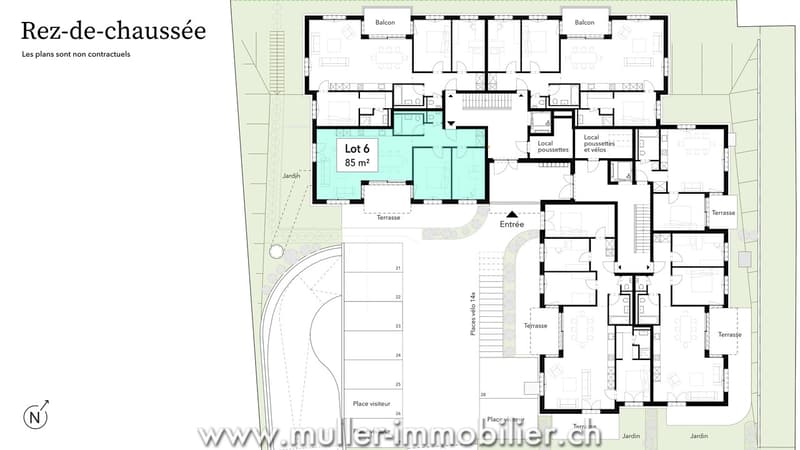3,5 pièces avec terrasse et jardin, cadre paisible à 4 min d'Ursy (5)