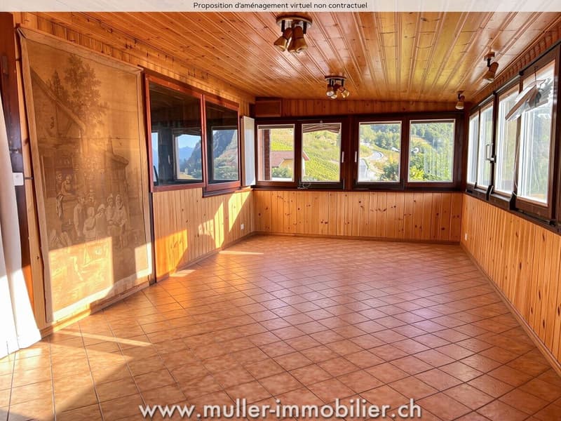 Chalet de caractère surplombant la vallée (2)