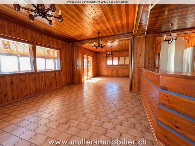 Chalet de caractère surplombant la vallée (6)