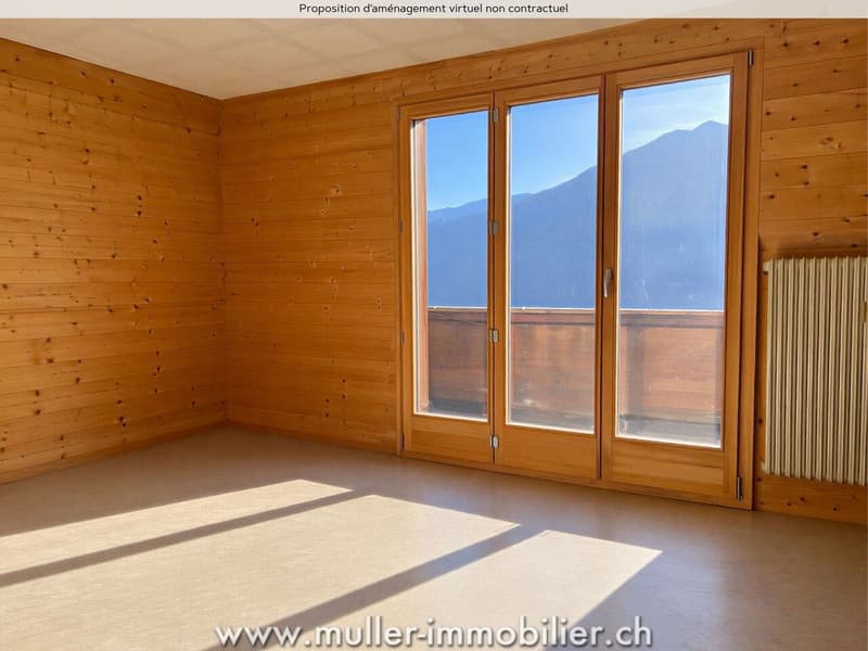 Chalet de caractère surplombant la vallée (4)