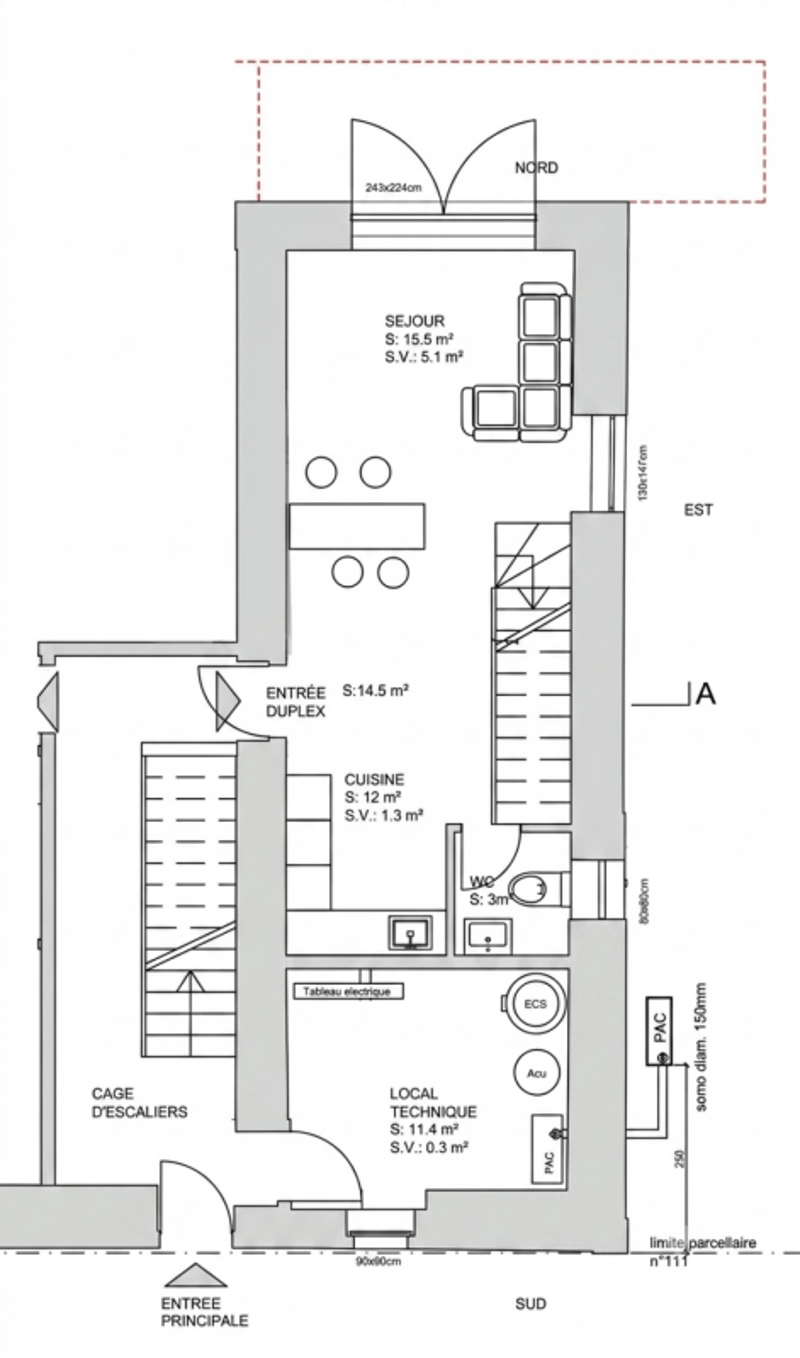 Duplex au rez-de-chaussée de 3.5 pièces avec terrasse (10)