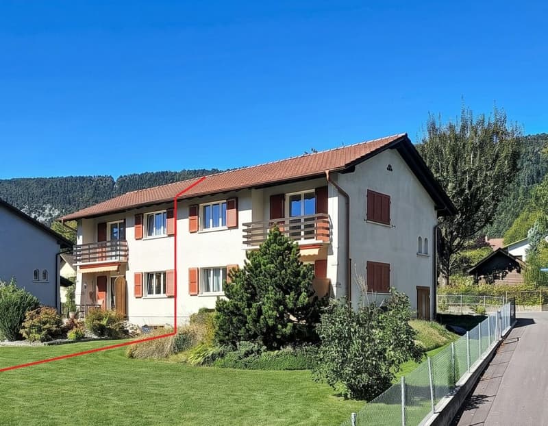 Idéalement située avec jardin et terrasse (1)
