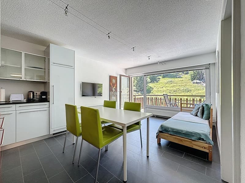Cet appartement meublé au pied des pistes vous attend. Résidence secondaire ou principale à vous de choisir (6)