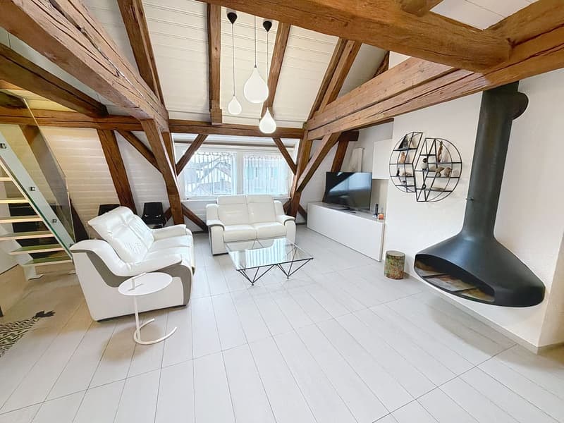 Magnifique appartement au centre de Peseux. Calme, sérénité à 2 pas des transports des écoles et des commerces. (2)