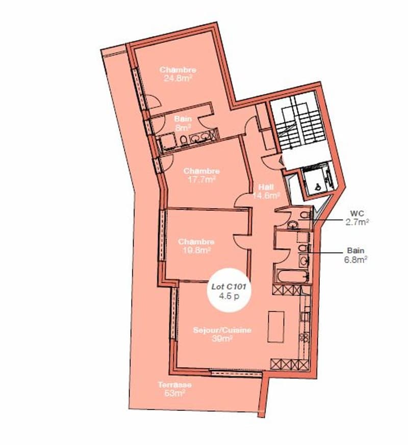 Neuf et lumineux : rez de jardin avec vaste terrasse et vue ouverte (6)