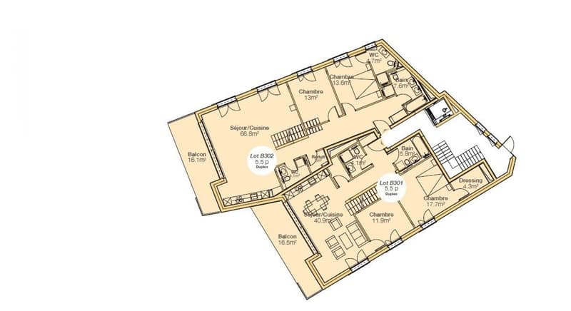Prestigieux duplex en attique neuf de 5.5 pièces avec panorama imprenable sur le lac Léman (7)
