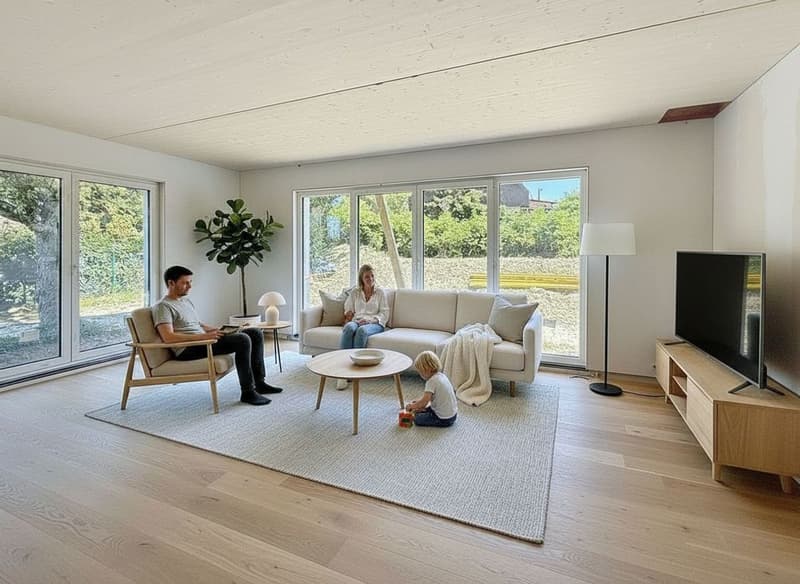 VILLA JUMELLE NEUVE 5.5 PIÈCES - CALME ABSOLU - Payerne (3)