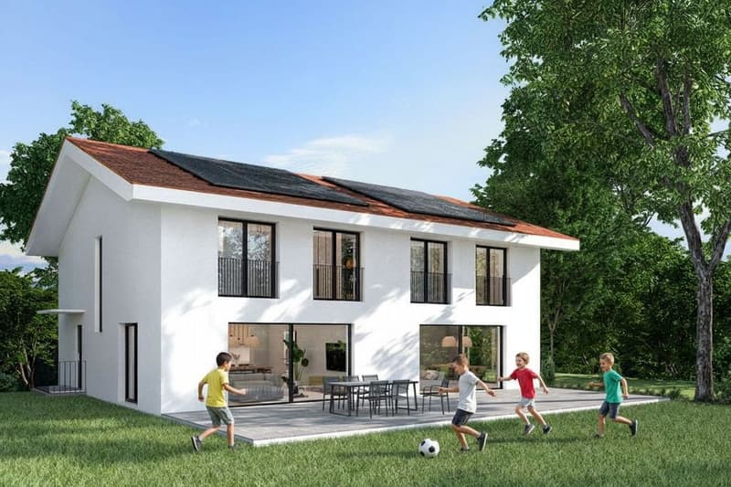 VILLA JUMELLE NEUVE 5.5 PIÈCES - CALME ABSOLU - Payerne (1)