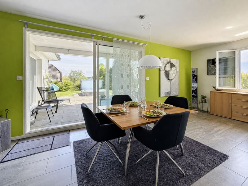 Villa de plain-pied 4.5 pièces avec piscine, jacuzzi, salle de cinéma et 3 garages box (9)