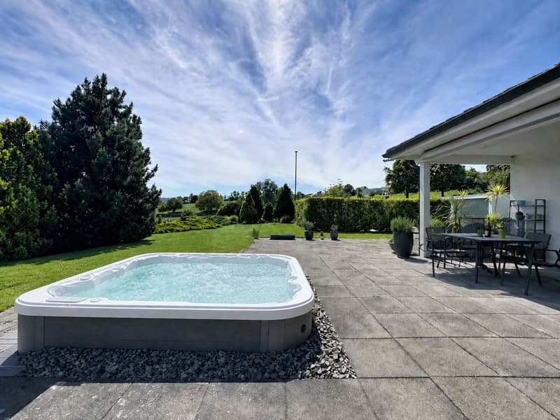 Villa de plain-pied 4.5 pièces avec piscine, jacuzzi, salle de cinéma et 3 garages box (3)