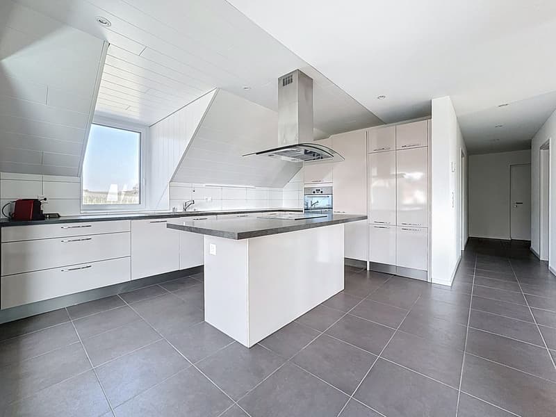 Duplex 4.5 pièces au dernier étage avec vue spectaculaire sur le Léman, les Alpes et les vignobles (4)