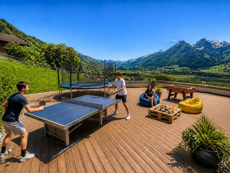 PROPRIÉTÉ D'EXCEPTION AVEC ESPACE WELLNESS PRIVATIF ET VUE PANORAMIQUE SUR LES PRÉALPES (6)