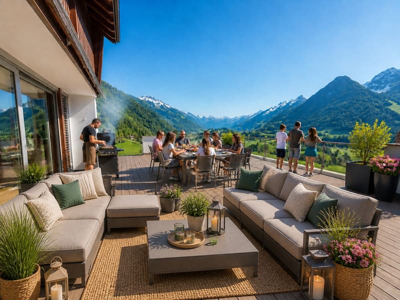 PROPRIÉTÉ D'EXCEPTION AVEC ESPACE WELLNESS PRIVATIF ET VUE PANORAMIQUE SUR LES PRÉALPES (5)