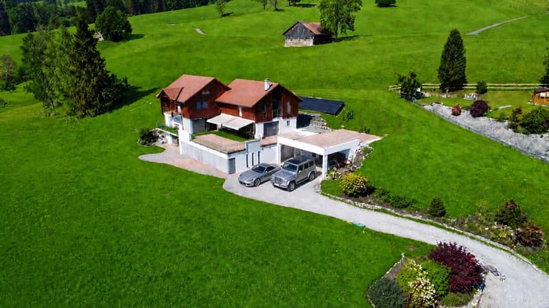 PROPRIÉTÉ D'EXCEPTION AVEC ESPACE WELLNESS PRIVATIF ET VUE PANORAMIQUE SUR LES PRÉALPES (2)