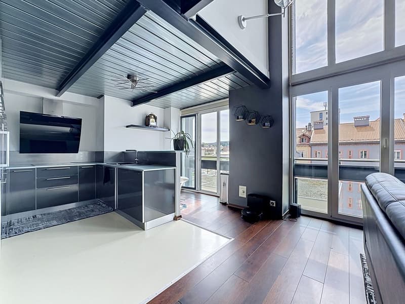 Lumière, hauteur, caractère : un duplex pas comme les autres à La Chaux-de-Fonds (3)