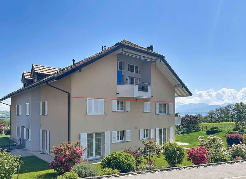 Duplex lumineux aux volumes généreux au coeur de Servion (2)