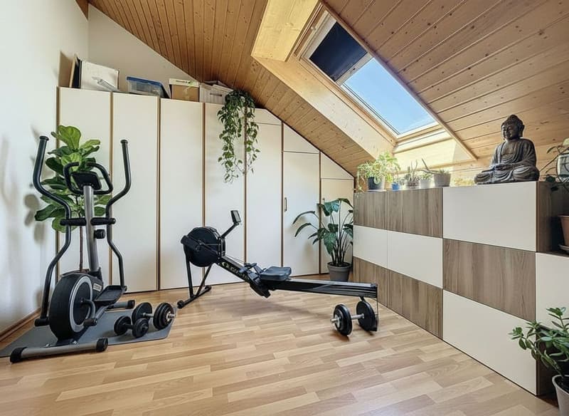 Duplex lumineux aux volumes généreux au coeur de Servion (13)