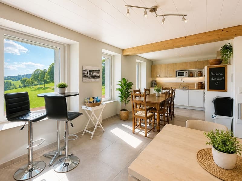 Bien rare et élégant, offrant un cadre idéal pour une famille ou une activité B&B, avec vue spectaculaire (3)