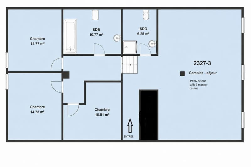 Magnifique appartement de 4,5 pièces avec entrée indépendante, jardin privatif et vue dégagée (10)