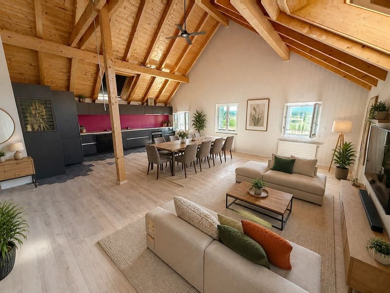 Magnifique appartement de 4,5 pièces avec entrée indépendante, jardin privatif et vue dégagée (3)