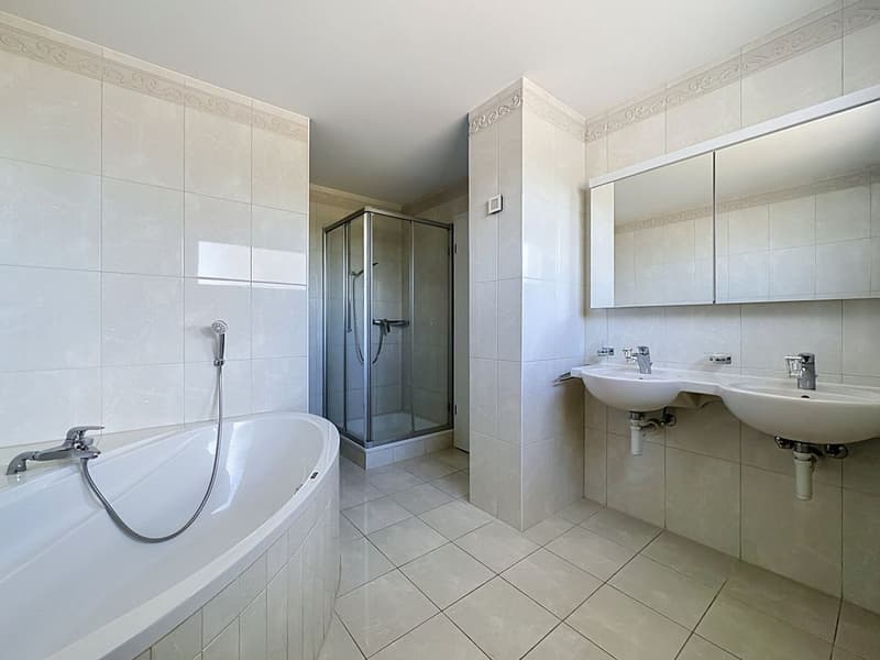 Lumière, espace et belle échappée sur le lac : un appartement rénové au dernier étage (9)