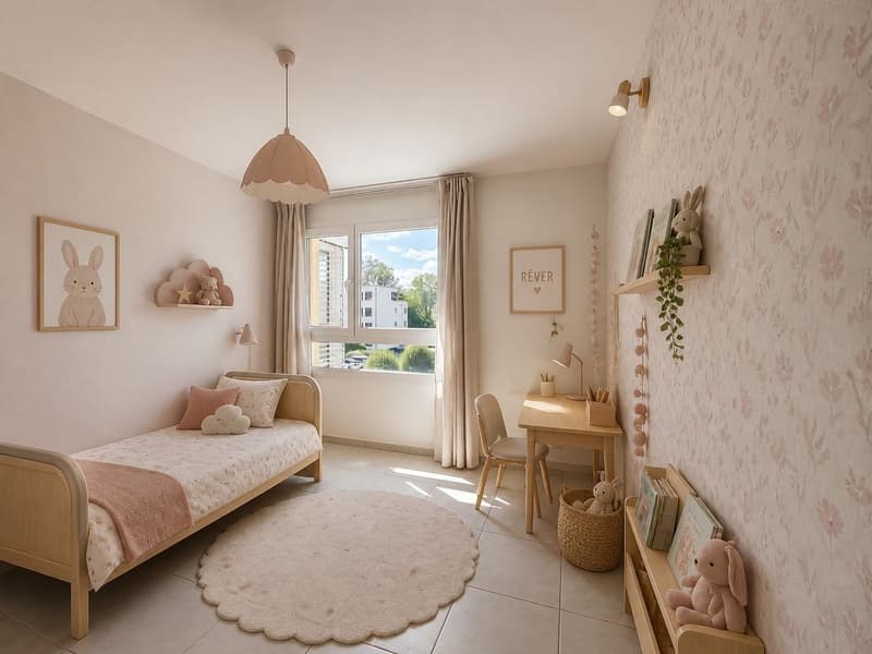 Lumière, espace et belle échappée sur le lac : un appartement rénové au dernier étage (8)