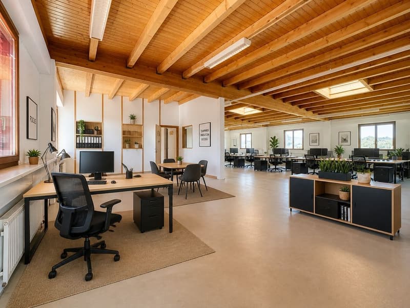 Surface commerciale de 207 m² d'un seul tenant, 2ème étage sans une seule marche, 3 places de parc extérieures comprises, libre de suite (3)