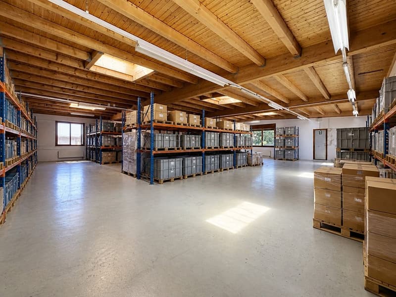 Surface commerciale de 207 m² d'un seul tenant, 2ème étage sans une seule marche, 3 places de parc extérieures comprises, libre de suite (7)