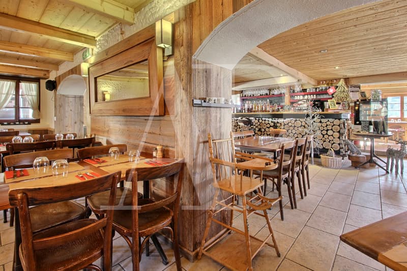 Restaurant avec chambres d'hôtes ski-in-out aux Crosets (4)