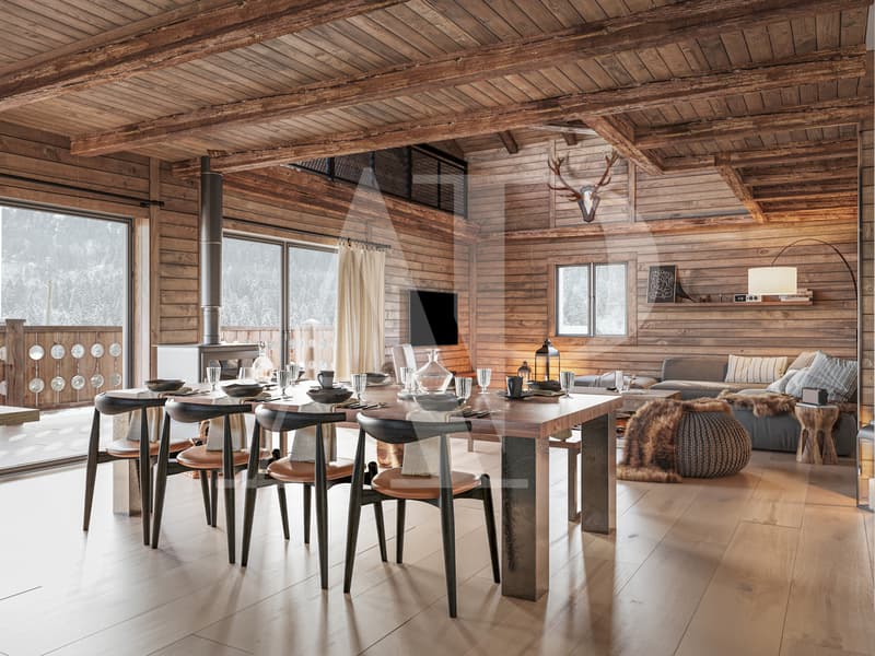 Exclusivité - Parcelles avec permis en force à vendre pour 2 chalets (6)