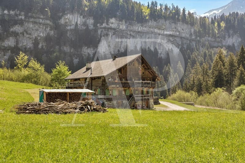 Chalet du XVIIIe Siècle à vendre à Champéry (1)