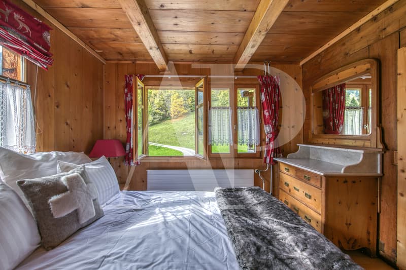 A VENDRE APPARTEMENT 5.5 PIECES  DANS UN CHALET AUTHENTIQUE (8)