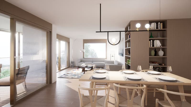 Vue exceptionnelle, appartement contemporain (4)